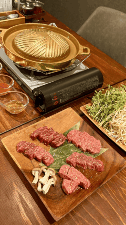 名物は「石垣牛ムーガタセット」